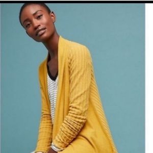 Anthropologie Saturday Sunday Mustard Sweater S